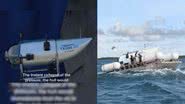 O submarino Titan - Divulgação / OceanGate