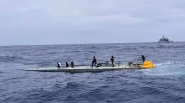 Marinha do México encontrou 186 pacotes de cocaína - Divulgação / Marinha do México