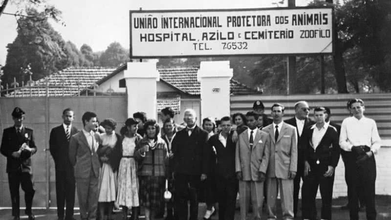 Entrada da UIPA no Ibirapuera na década de 50 - Divulgação / UIPA