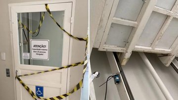 Idosos foram prensados por elevador - Divulgação / Polícia Civil