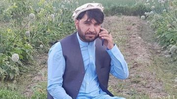O jornalista afegão - Divulgação / Twitter