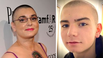 Sinéad O'Connor e seu filho Shane - Getty Images e Divulgação / Redes sociais