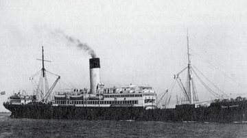 O navio Raul Soares no ano de 1926 - Wikimedia Commons / Desconhecido