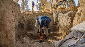 Portão de pedra de 5,5 mil anos é o mais antigo de Israel - Divulgação/Facebook/Autoridade de Antiguidades de Israel