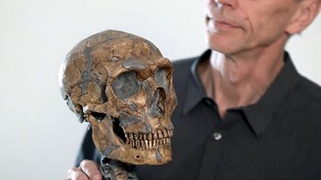 Crânio humano - Divulgação/vídeo/G1