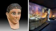 Algumas das peças que fazem parte da exposição - Divulgação / Facebook / Museu Itinerante Mistérios do Antigo Egito