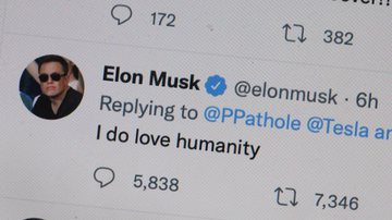 Publicação de Elon Musk em sua rede social - Getty Images