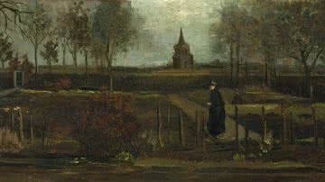 Quadro "O Jardim Paroquial de Nuenem" - Wikimedia Commons/Vincent van Gogh