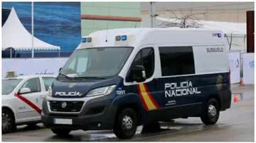 Veículo da polícia no local onde o crime ocorreu - Divulgação/Redes sociais