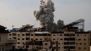 Ataque a Gaza promovido por Israel na última segunda-feira - Getty Images