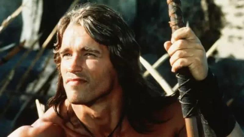 O ator Arnold Schwarzenegger como 'Conan' - Divulgação