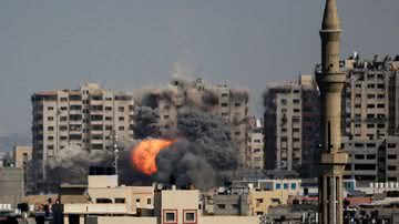 Faixa de Gaza no último dia 12 - Getty Images