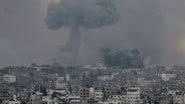 Bombardeio na Faixa de Gaza ocorrido no dia 9 - Getty Images