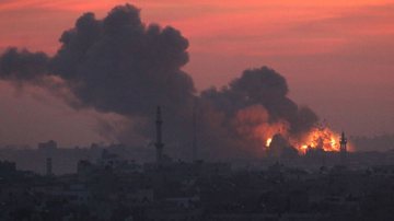 Bombardeamento em Gaza - Getty Images