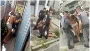 O inspetor de alunos foi agredido pelos policiais - Divulgação