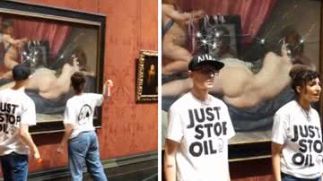 Ativistas atacaram quadro do artista espanhol Diego Velázquez - Divulgação/vídeo/Youtube/CNN Brasil