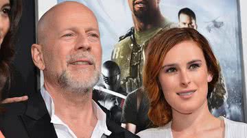 Bruce Willis e a filha Rumer - Getty Images