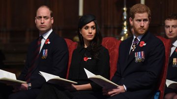 William, Meghan e Harry no ano de 2018 - Getty Images