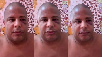 O jogador Marcelinho Carioca em vídeo - Divulgação/vídeo