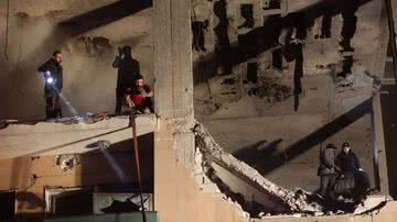 Local atacado pelos drones de Israel, em Beirute - Getty Images