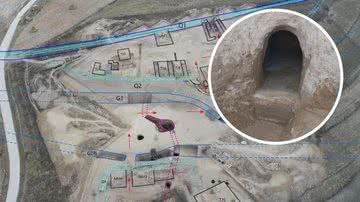 O sítio arqueológico de Houchengzui - Divulgação/CASS