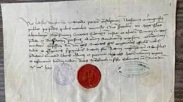 Carta escrita por Vlad, o Empalador, em 4 de agosto de 1475 - Divulgação / Gleb Zilberstein