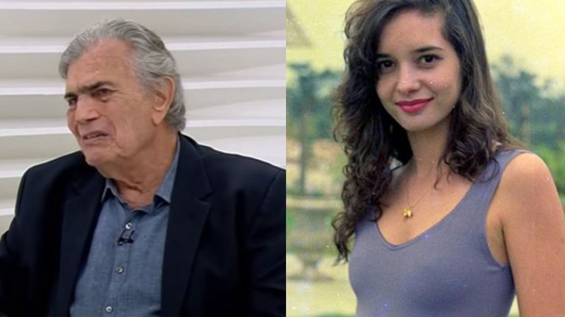 À esquerda imagem do ator Tarcísio Meira e à direita Daniella Perez - Reprodução/Vídeo/RodaViva e Divulgação/Arquivo Pessoal
