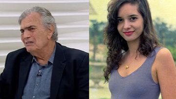 À esquerda imagem do ator Tarcísio Meira e à direita Daniella Perez - Reprodução/Vídeo/RodaViva e Divulgação/Arquivo Pessoal