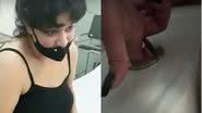 Mulher que teve dedo preso em privada - Divulgação/ Youtube Canal UOL
