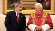 O presidente Lula junto ao papa Bento XVI, no ano de 2007 - Getty Images