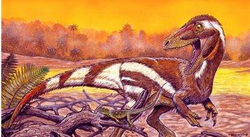 Ilustração do dinossauro Aratasaurus museunacionali - Museu Nacional/Divulgação