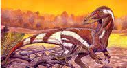 Ilustração do dinossauro Aratasaurus museunacionali - Museu Nacional/Divulgação