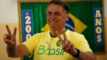 Jair Bolsonaro durante as últimas eleições - Getty Images