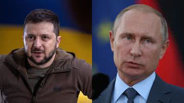 Porta-voz do Kremlin afirma que não há pré-requisitos para acordo entre Zelensky e Putin - Foto de Sean Gallup na GettyImages e Foto de Sean Gallup na GettyImages
