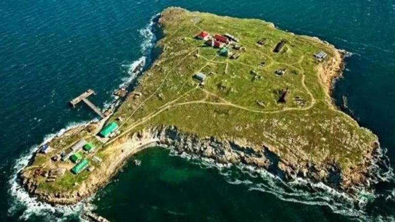 Ilhasa Ilha das Serpentes, uma posição estratégica no Mar Negro - Divulgação/ Youtube/ UOL