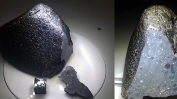 Meteorito nomeado NWA 7034 e apelidado de Black Beauty - Divulgação/ Site NASA
