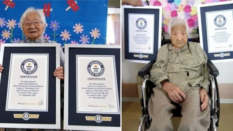 Umeno e Koume - Divulgação / Guinness World Records