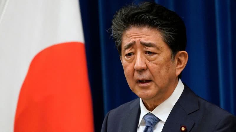 Ex-primeiro-ministro do Japão, Shinzo Abe - Getty Images