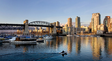 Na imagem, uma fotografia da cidade de Vancouver - Getty Images
