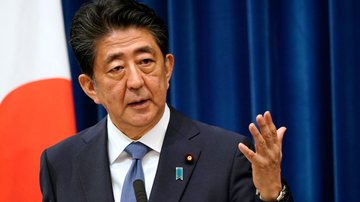 O ex-primeiro-ministro japonês Shinzo Abe - Getty Images