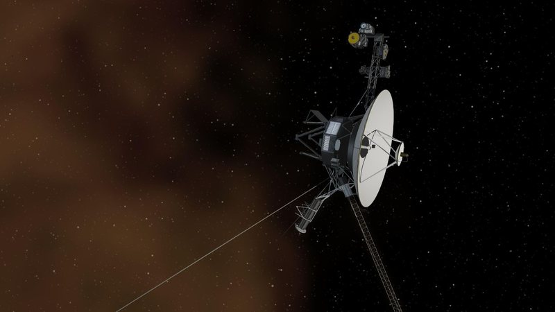 Ilustração realista de sonda Voyager 1 - Divulgação - NASA