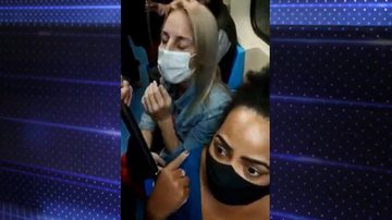 Vídeo feito por irmão que mostra falas racistas de acusada - Reprodução/ Canal TV Globo