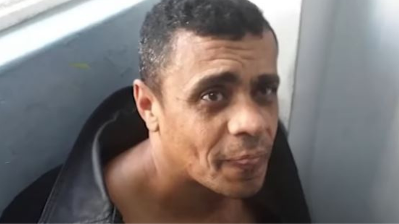 Adélio quando foi preso, em 2018 - Divulgação / Youtube / Uol