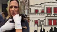Luisa Mell resgata cachorro de "A Mulher da Casa Abandonada", do podcast da Folha de S. Paulo - Reprodução/Instagram e Divulgação/Editoria de Arte