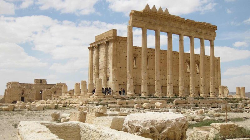Reconstrução digital do Templo de Bel em Palmira, na Síria - Universidade da Califórnia - San Diego