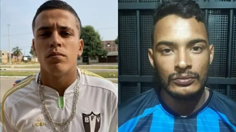 Ítalo Custódio da Cruz e Emerson Santos Carneiro, respectivamente, os detentos que escaparam no último domingo, 3 - Divulgação/Seape