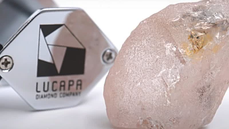 Diamante rosa de 170 quilates - Divulgação / Lucapa Diamond Company