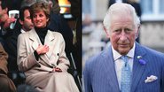 Princesa Diana e o atual rei Charles III - Getty Images