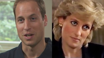 Príncipe William (à esqu.) e Diana Spencer (à dir.) - Reprodução/Vídeo/Youtube