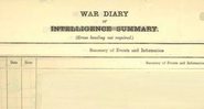 Exemplo de diário de guerra da Força Expedicionária Britânica - Divulgação/Debra Ramsey/Media, War & Conflict